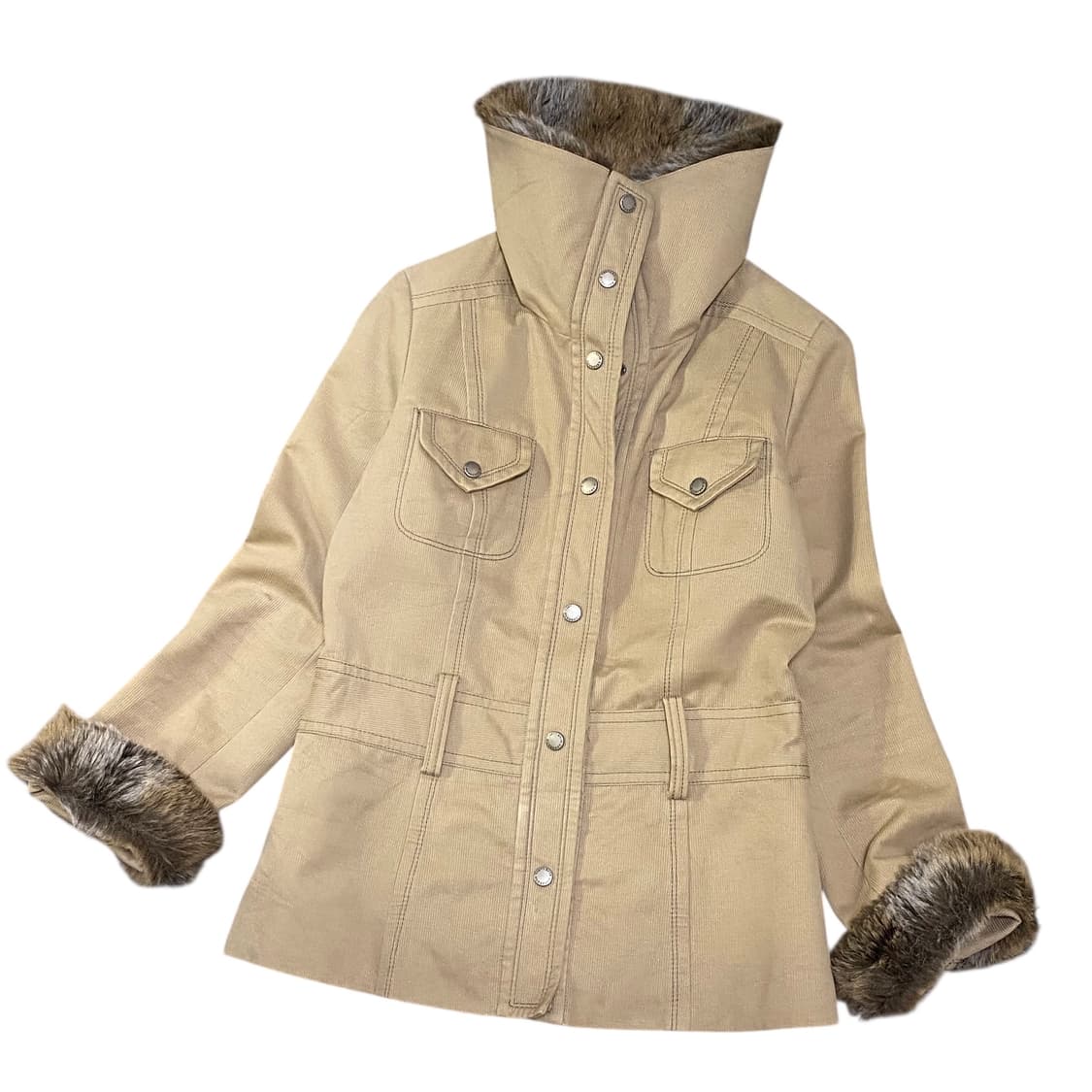 burberry blue label high neck fur jacket 상품이미지2