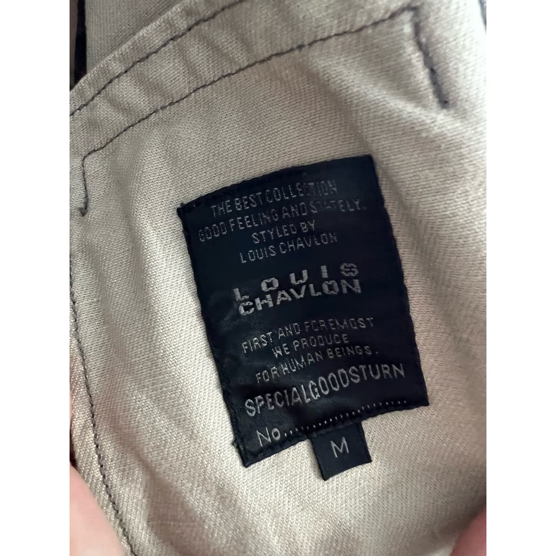 루이스 샤블론 스톤 워시드 3버튼 데님 자켓 상품이미지8