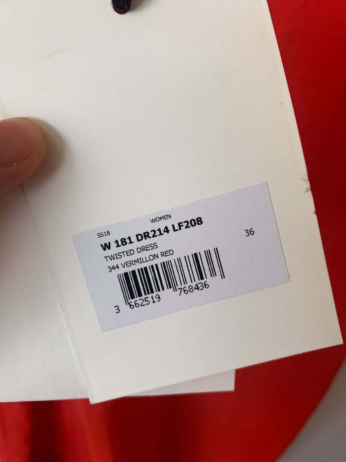 [FR36] 르메르 LEMAIRE 트위스티드 셔츠 드레스 상품이미지8