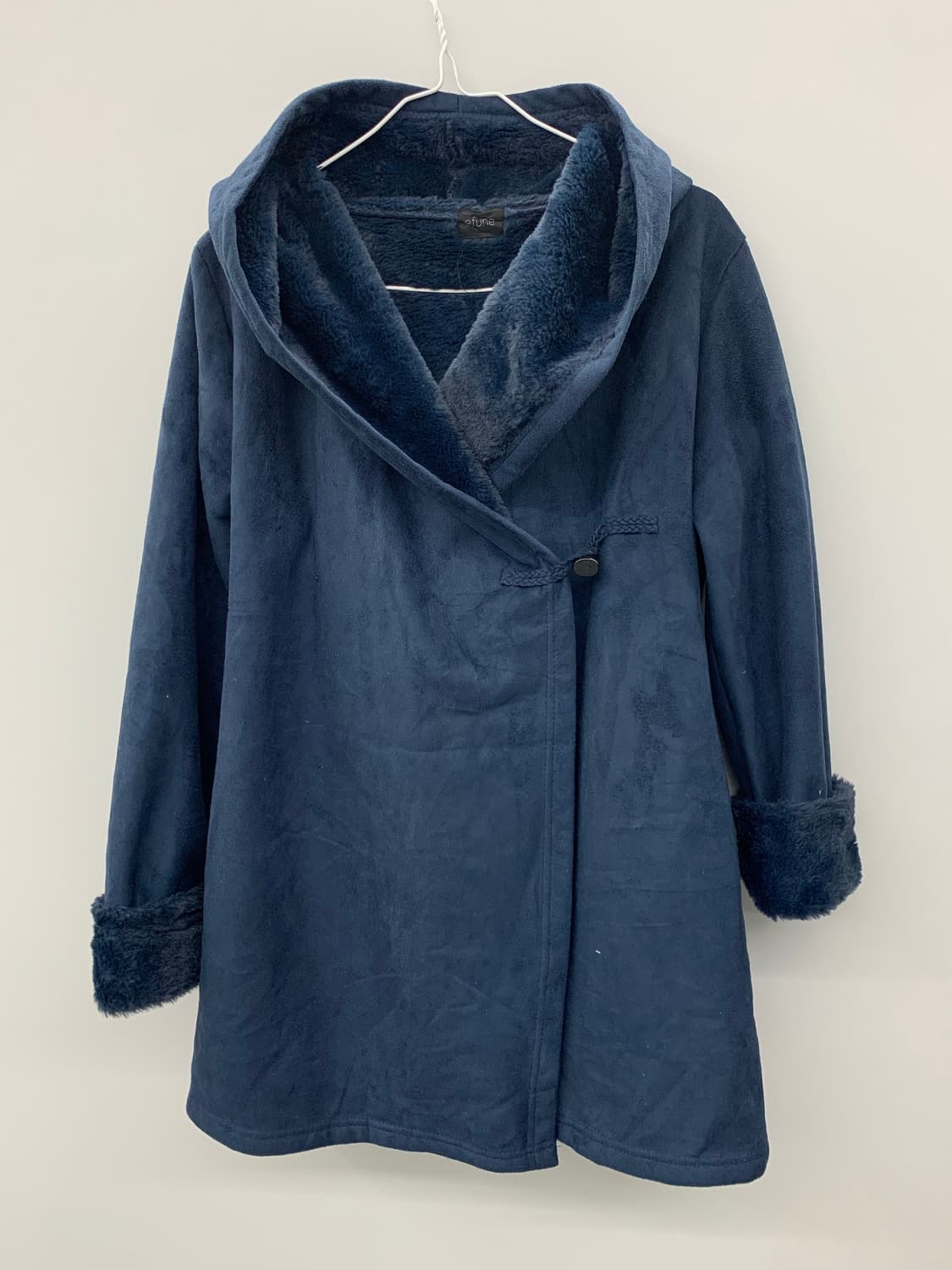 스웨이드 랩 코트 상품이미지4