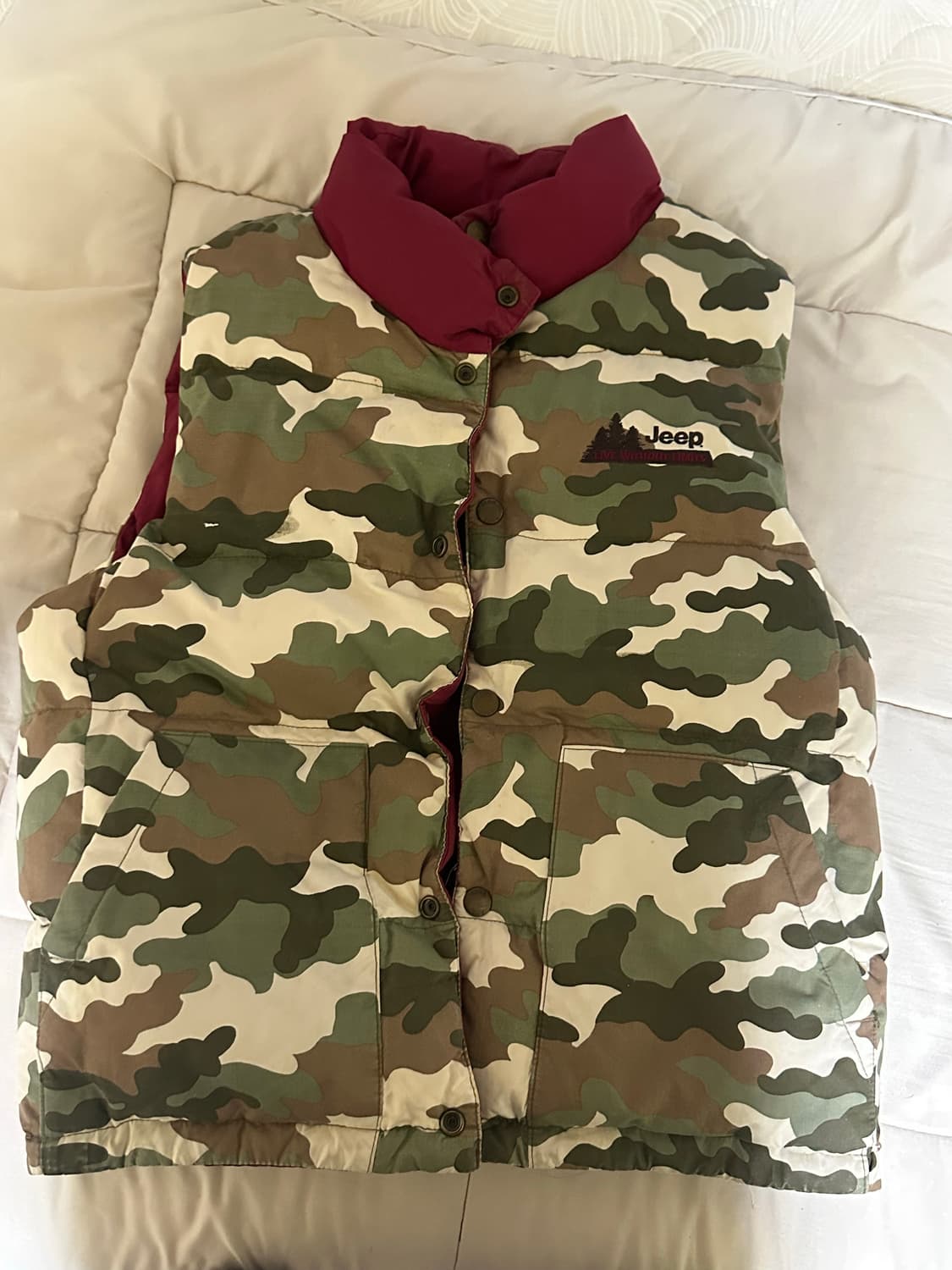 Jeep 리버시블 조끼패딩 M 상품이미지1