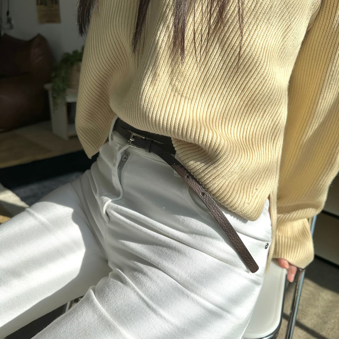 질샌더 jil sander navy 가죽 벨트 상품이미지1