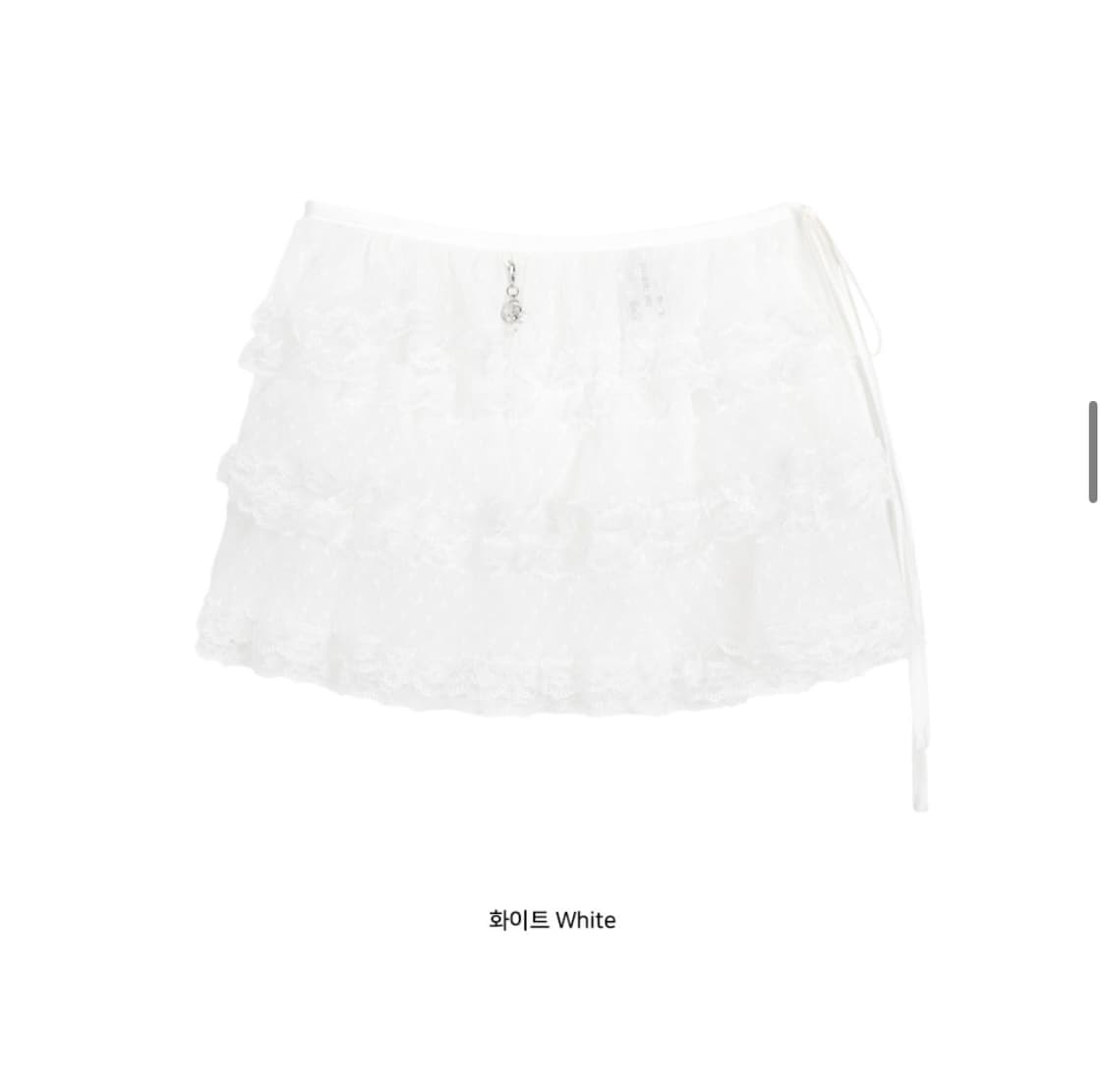 오헤시오  화이트 캉캉 레이어드 스커트 상품이미지2