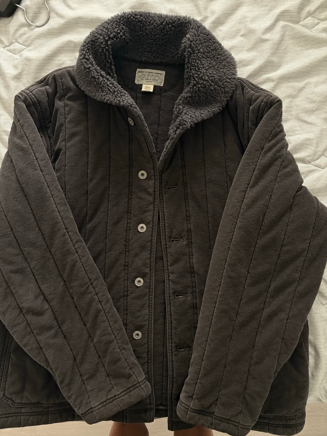 RRL Fleece Collar Quilted Jersey Jack(XL 상품이미지1