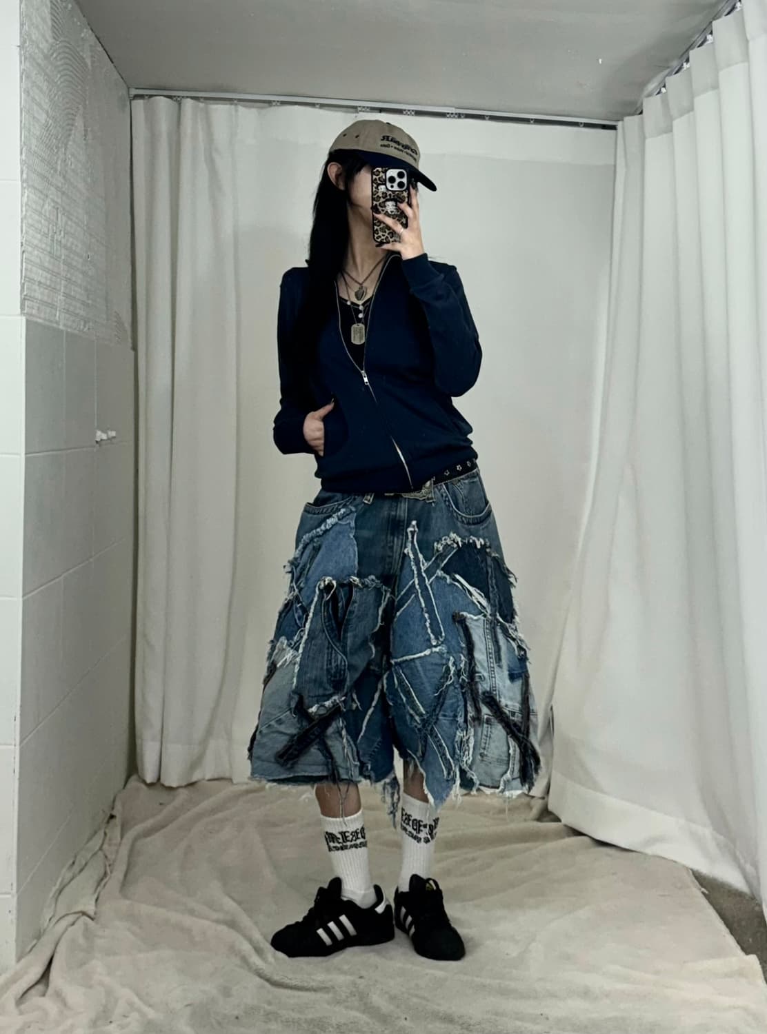 오존락스 래퍼 여친깔 니혼진 일본 스트릿힙합 코디세트 상품이미지4