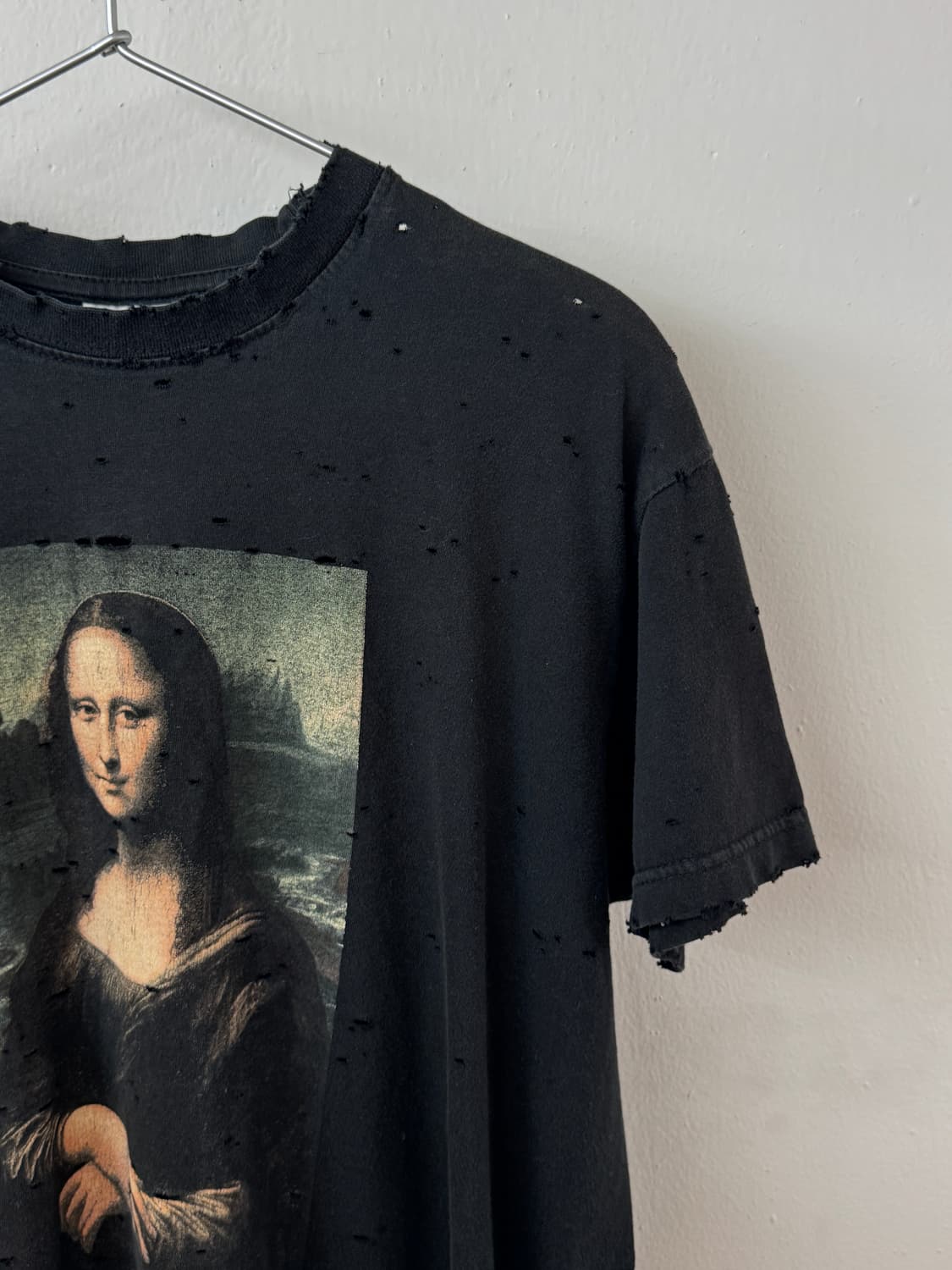 90s italian mona lisa art t shirt 상품이미지3