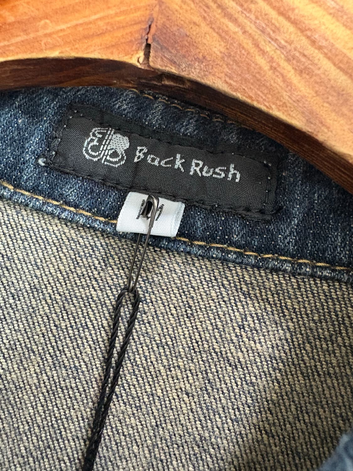 Back Rush 숏 중청데님 자켓 상품이미지4