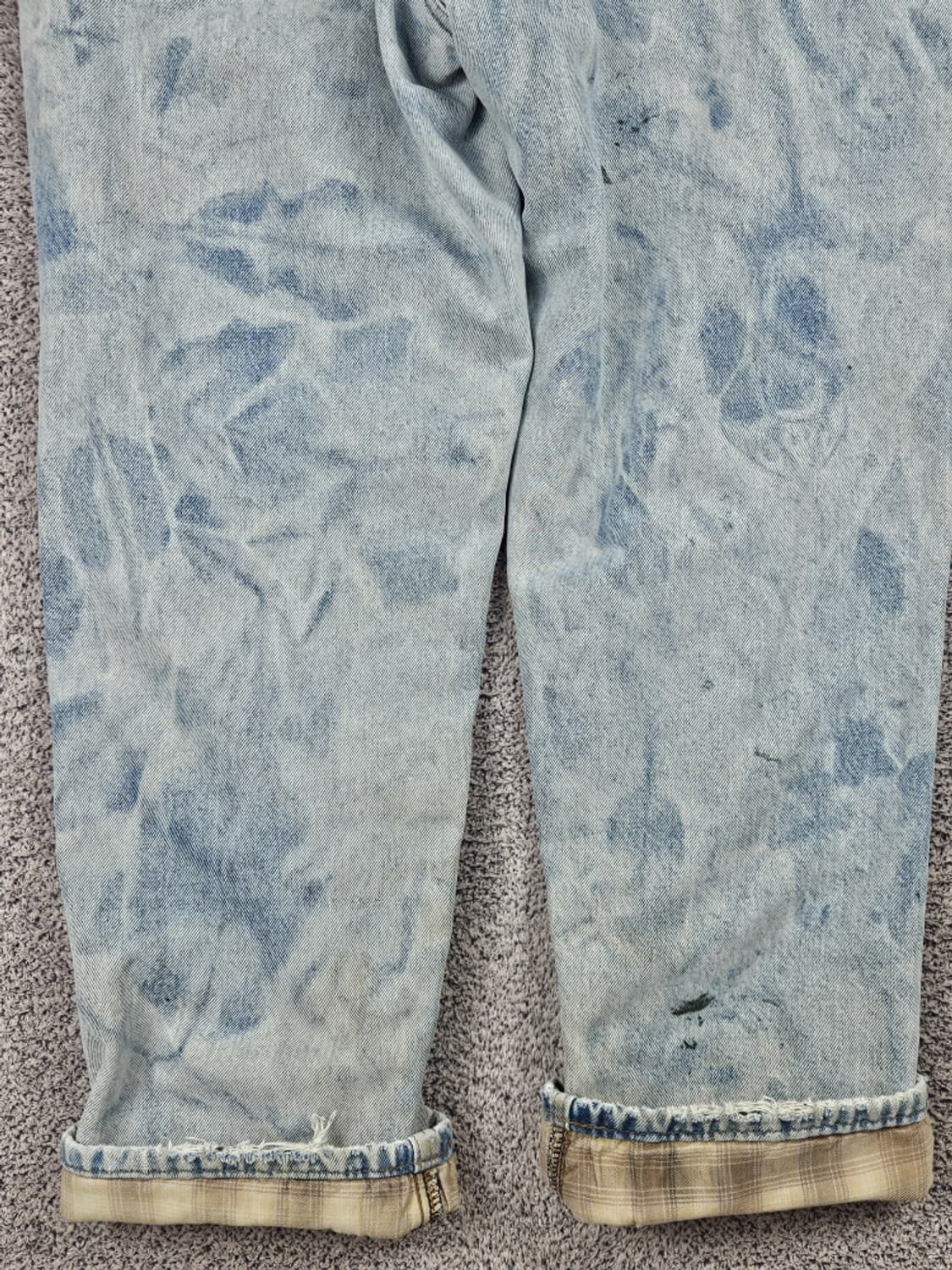 칼하트 헤비 플란넬 워시드 데님 워크 팬츠 ( 36X30 )/ 10518 상품이미지10