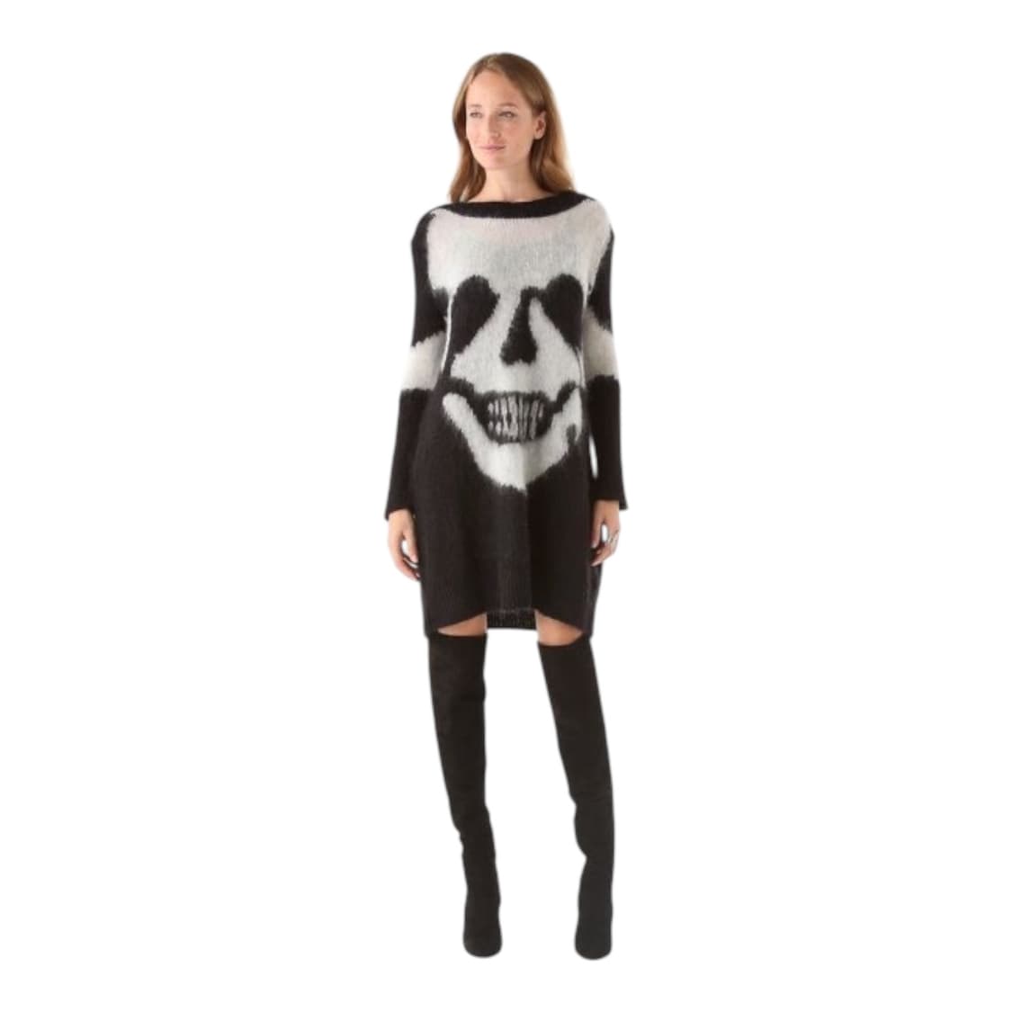 알렉산더 맥퀸 스컬 모헤어 니트 상품이미지2