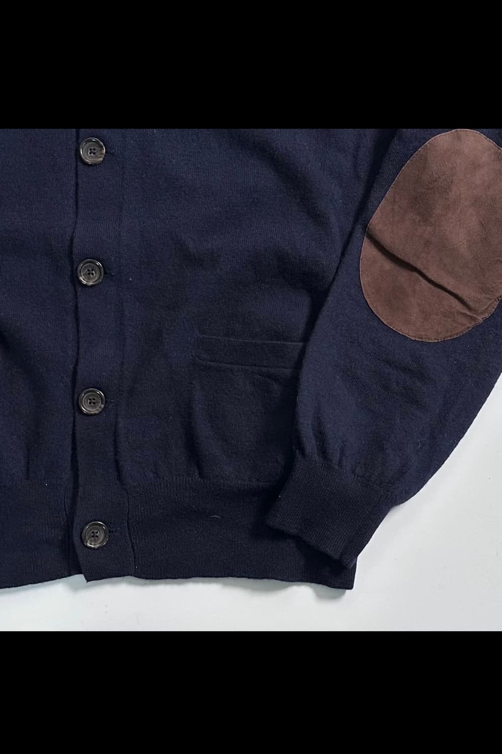 폴로 엘보우 패치 가디건 m 상품이미지3