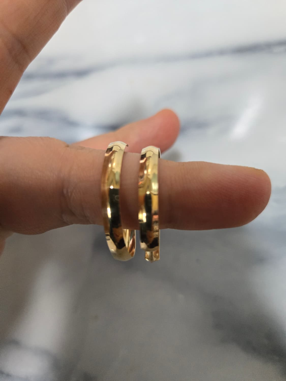 14k 링 골드 귀걸이 상품이미지1