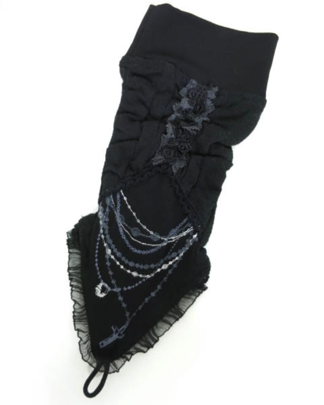 Ozz on 체인프린트 고딕 고스로리 오리엔탈 핸드워머 상품이미지3