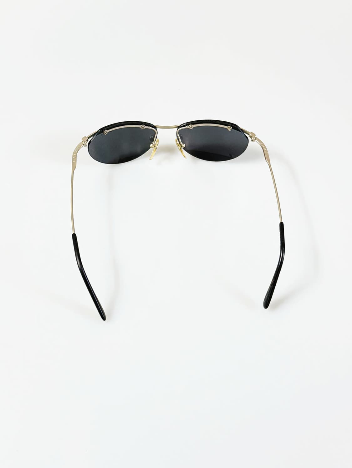 90s Louis SaSa 무테 오벌 프레임 빈티지 선글라스 상품이미지5