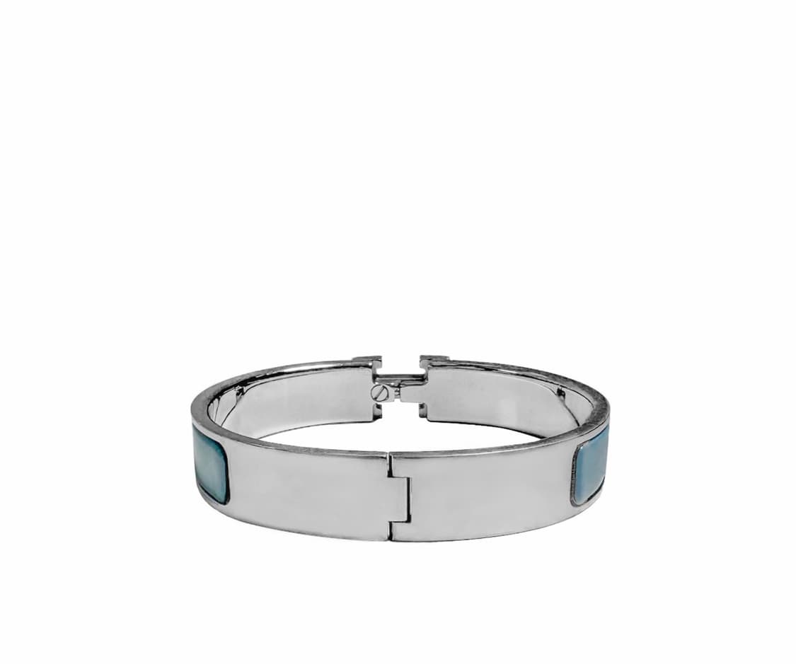 [PM] 에르메스 클릭아슈 H 뱅글 브레이슬릿 팔찌 라이트 블루 상품이미지4