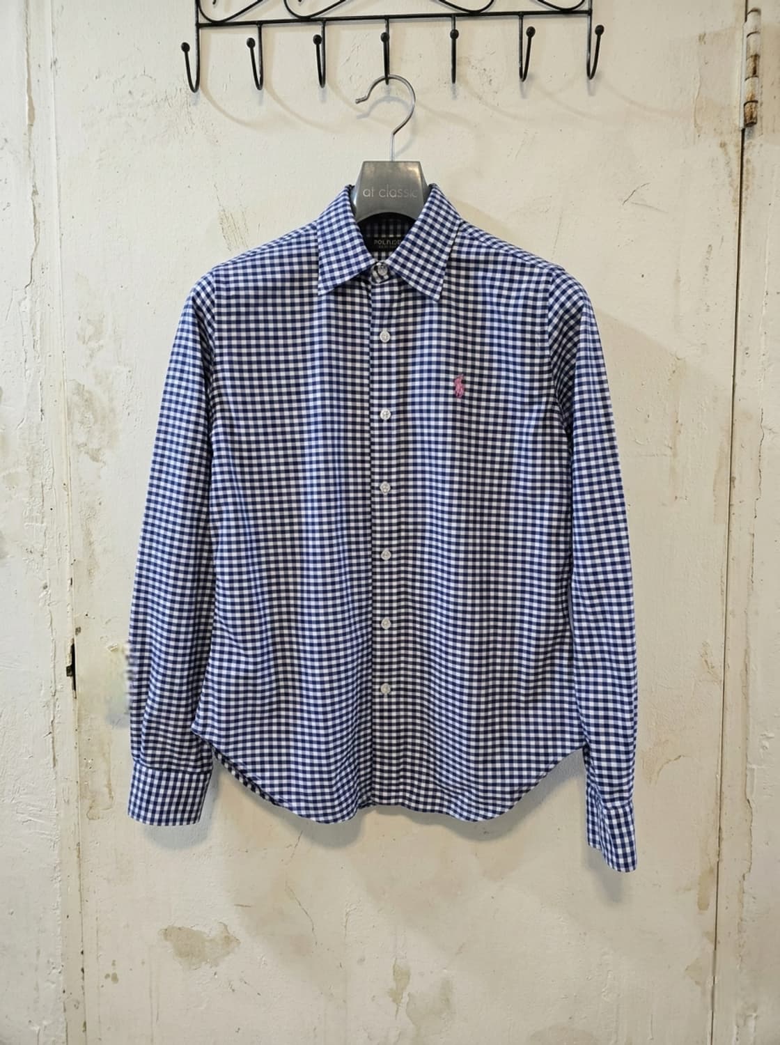 폴로 랄프로렌 골프 여성 깅업  체크 셔츠 55 상품이미지1
