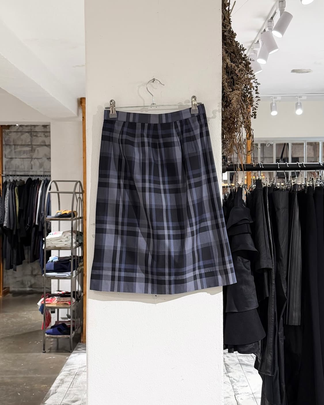 버버리 네이비 노바 체크 투버튼 자켓/스커트 (셋업)  상품이미지8