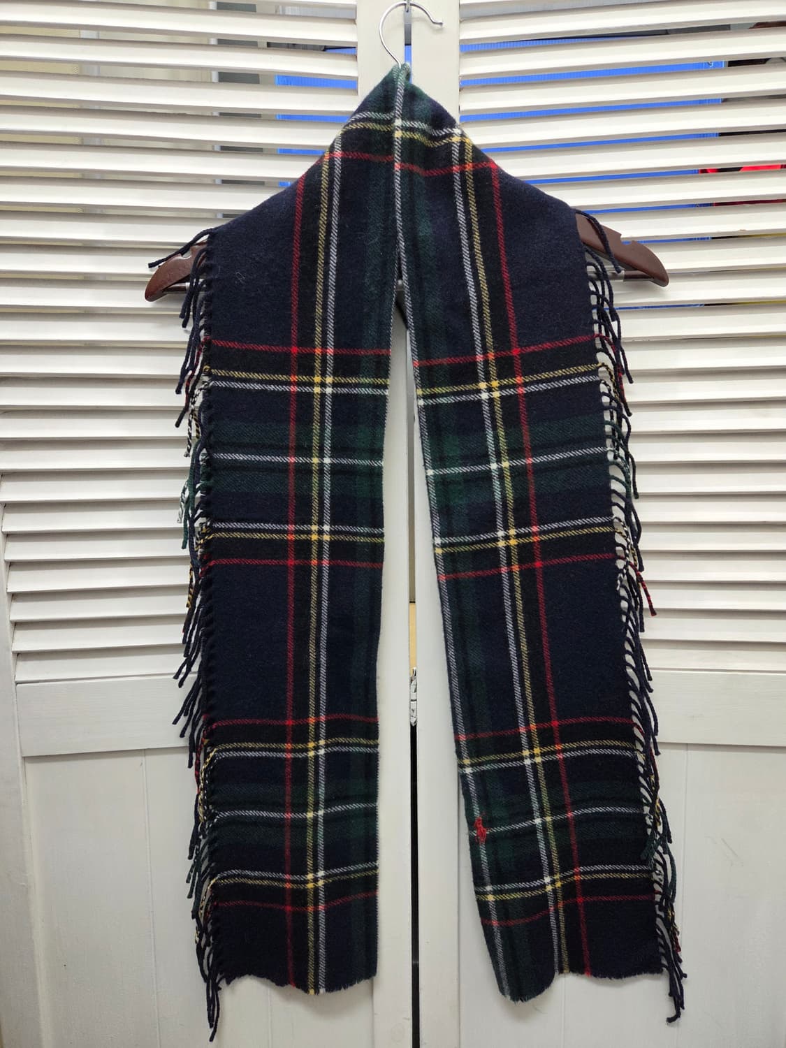 폴로 랄프로렌 타탄체크 울 머플러 상품이미지1