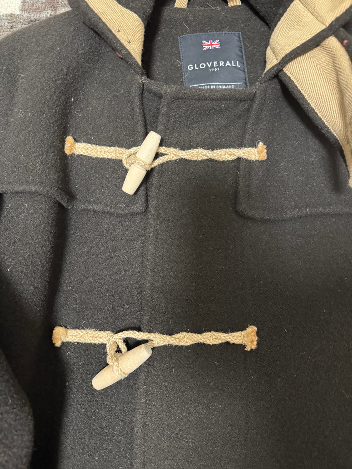 글로버올 브라운 더플코트 몬티 M  상품이미지2