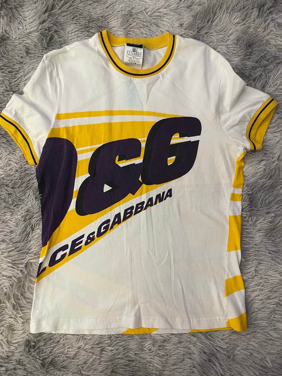돌체앤가바나 D&G 빈티지 반팔 티셔츠 34사이즈 남녀공용 상품이미지1