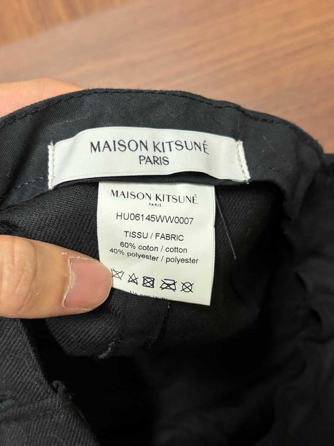 메종키츠네 올 라잇 폭스 6p 캡 판매 상품이미지3