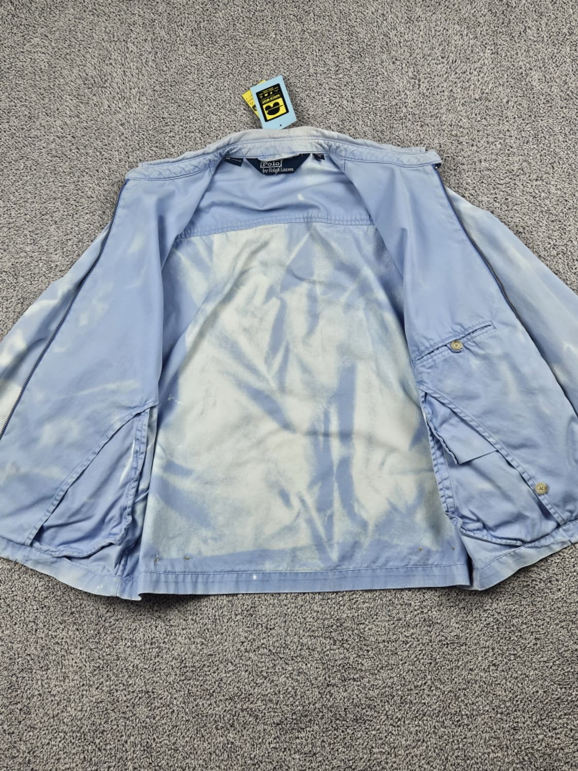 폴로랄프로렌 다잉 워시드 커스텀 블루종 자켓 ( M ) / 10085 상품이미지5