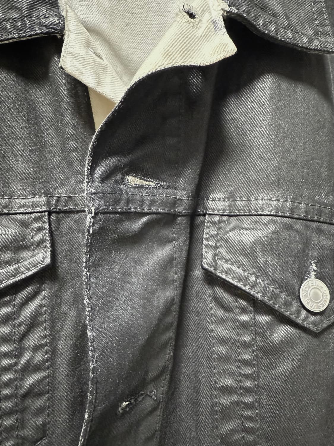 Dries Van Noten painted denim jacker 상품이미지2