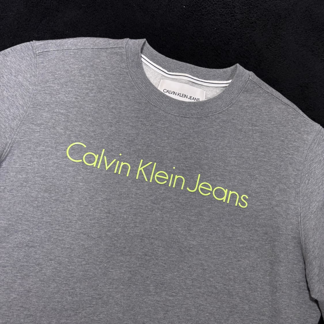 L 캘빈클라인 CK 그레이 맨투맨 상품이미지3