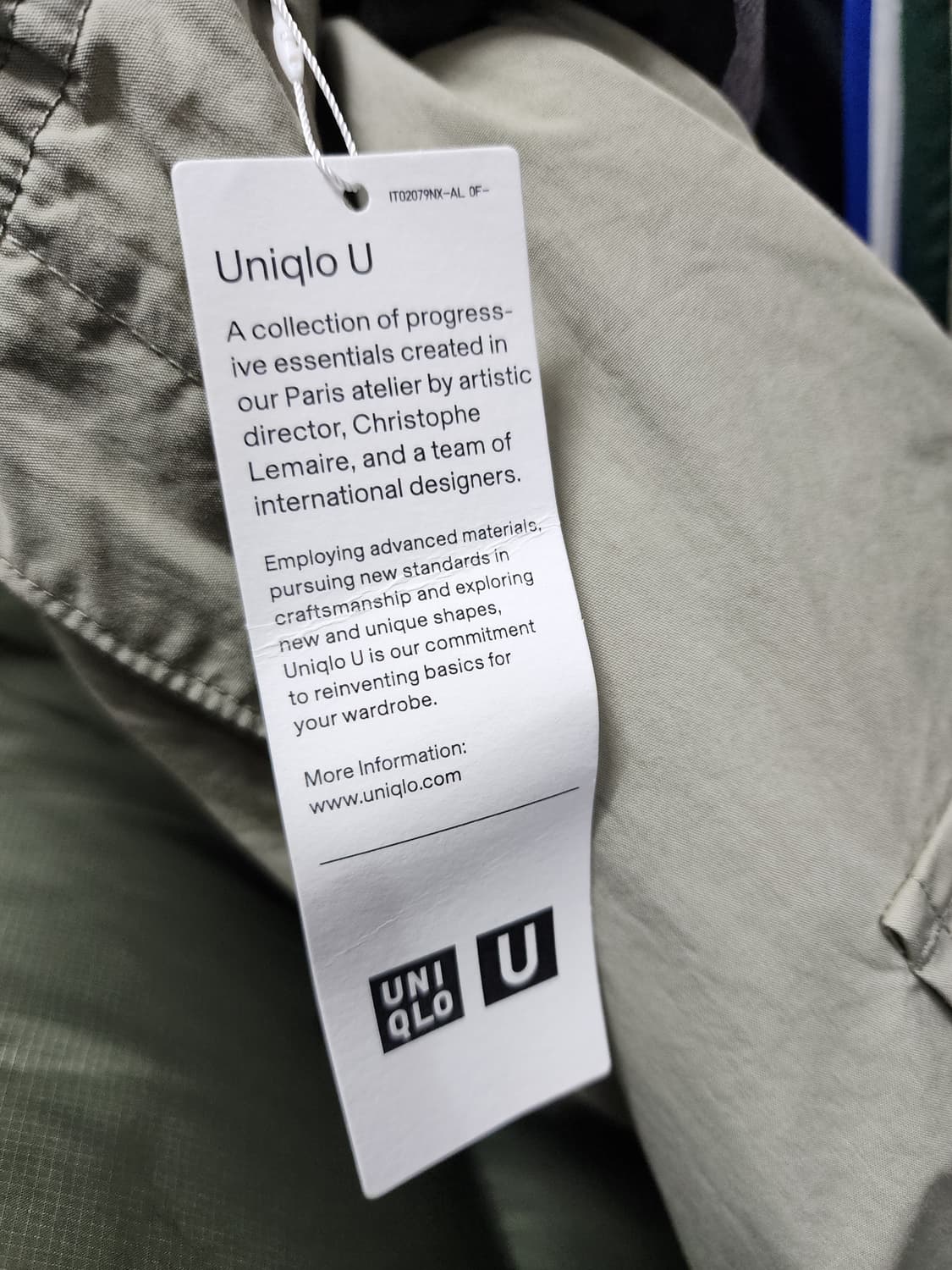 (새상품) 유니클로 U 카고팬츠 베이지  상품이미지4