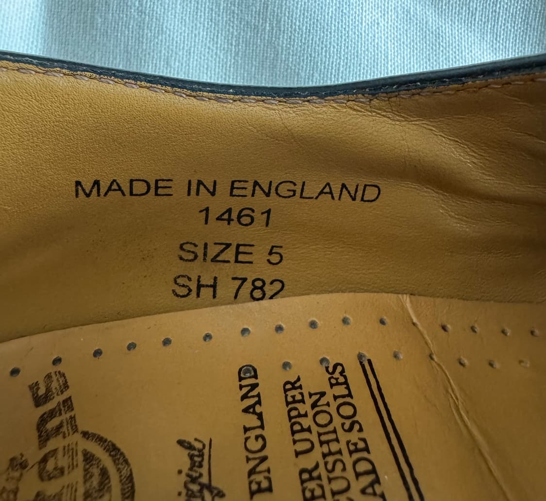 [UK5/240mm] 닥터마틴 1461 블랙 MIE 상품이미지7