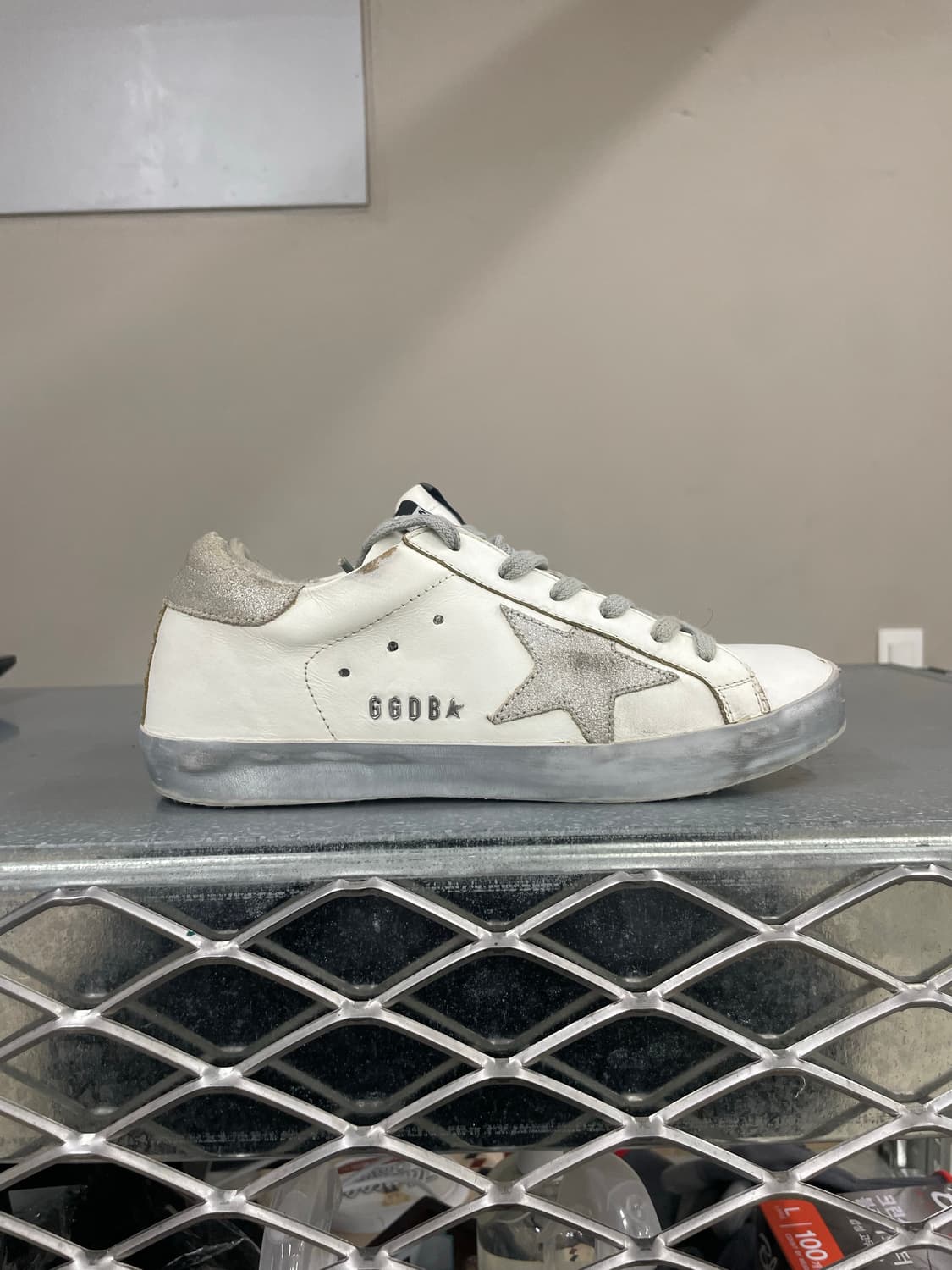 골든구스 슈퍼스타 화이트 실버탭 EU36 상품이미지4