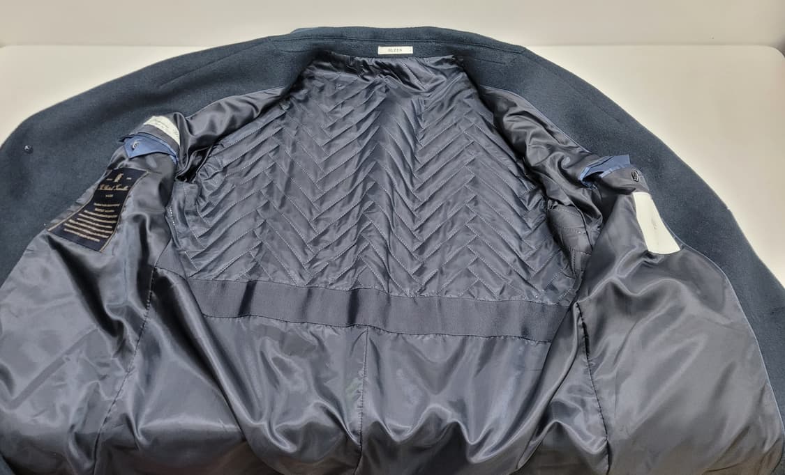 OLZEN 올젠 모직 코트 / 남 100 네이비 블루 상품이미지5