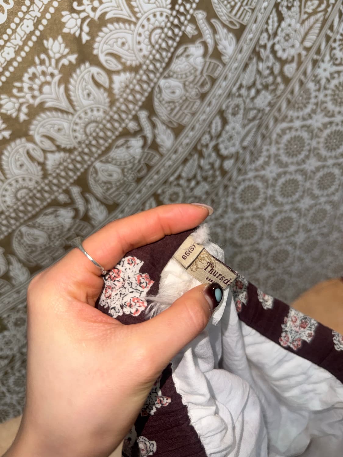 써스데이아일랜드 여성 에스닉 밴딩 스커트  상품이미지6