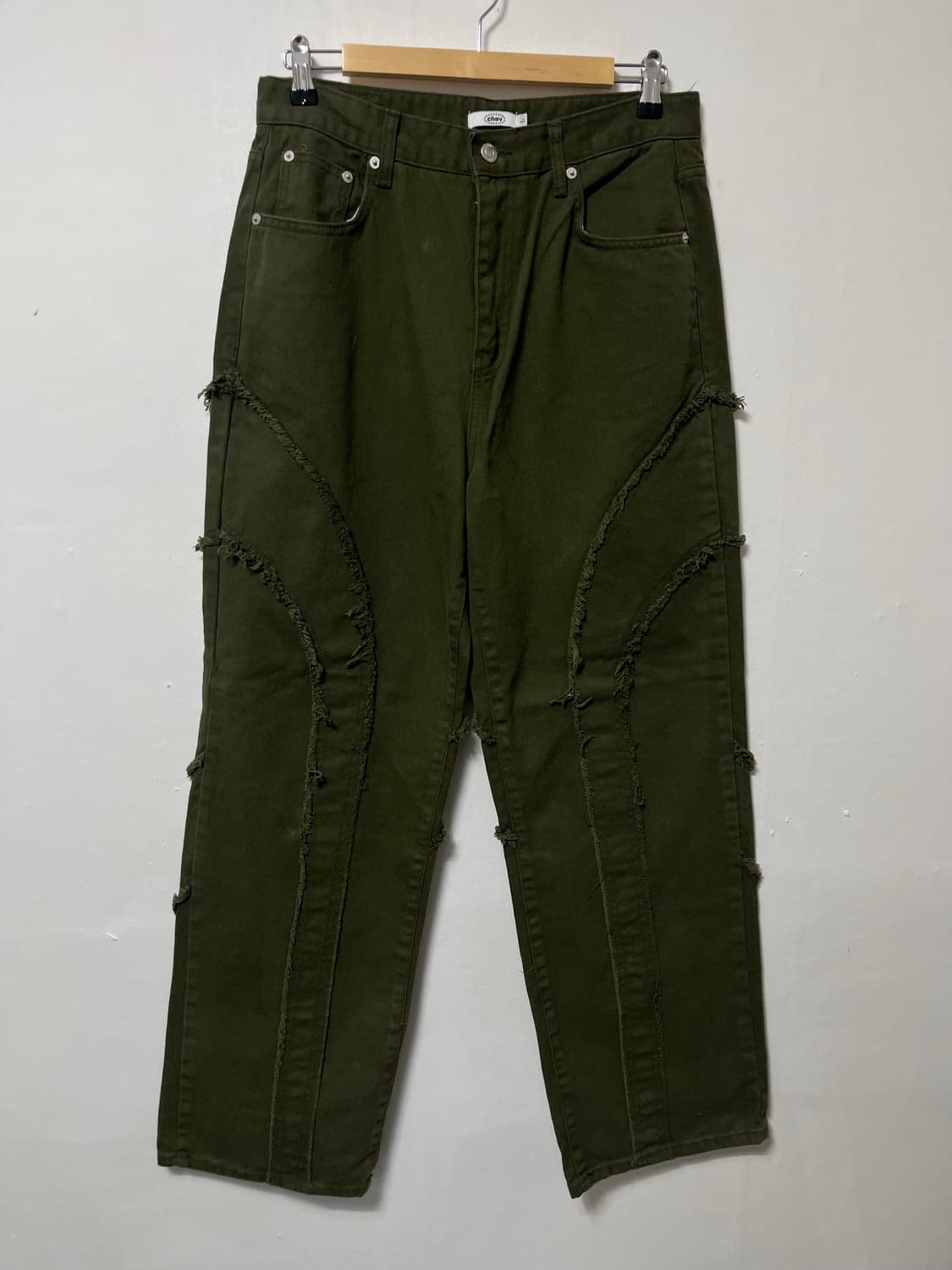 30 Chav 카키 와이드팬츠 바지 정품 상품이미지1