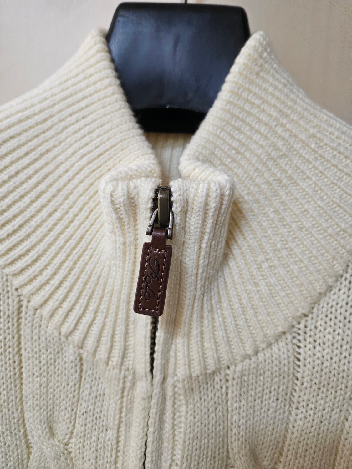 폴로 랄프로렌 케이블 하프집업 니트 XL 상품이미지2