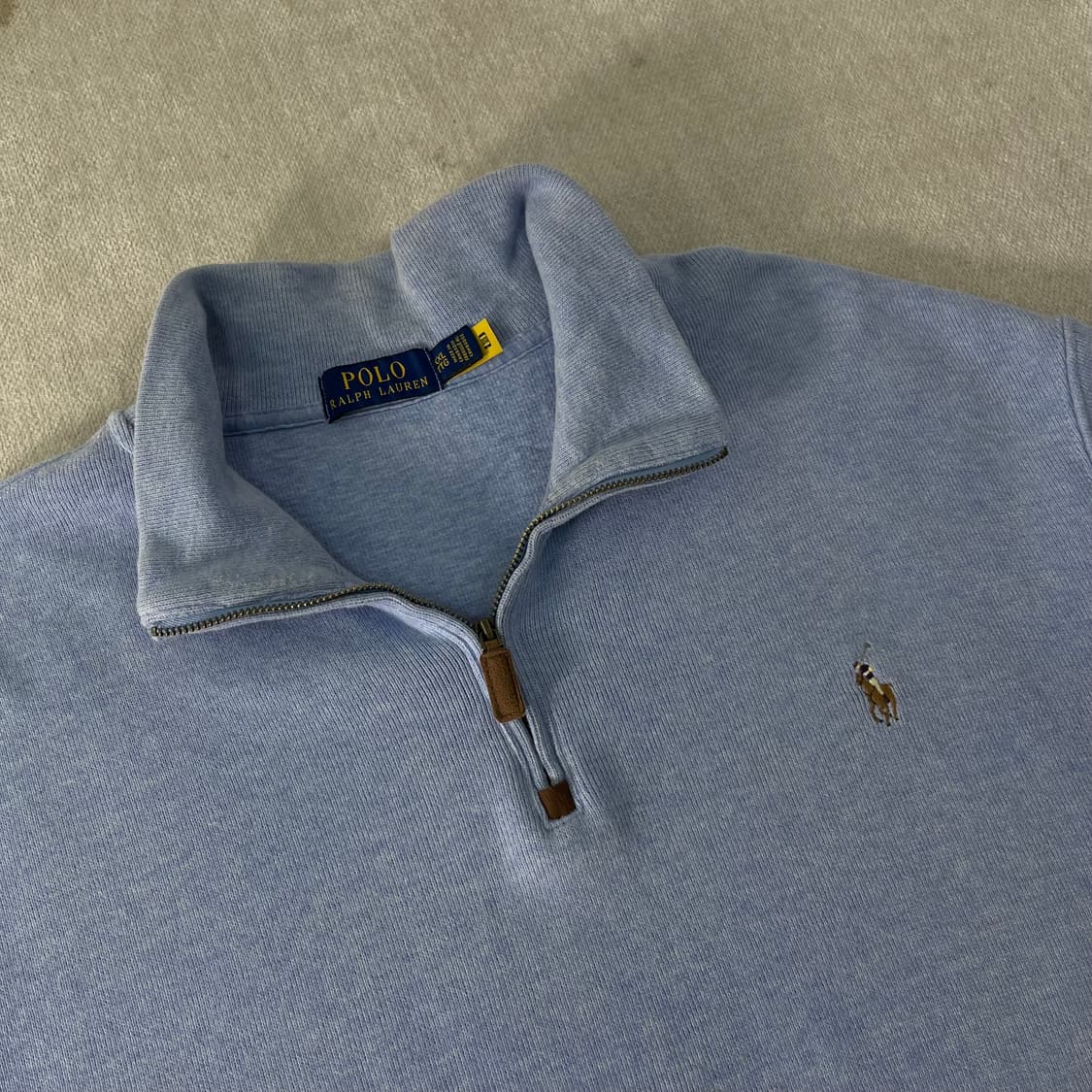 110 폴로랄프로렌 신형라벨 반집업 니트 상품이미지2