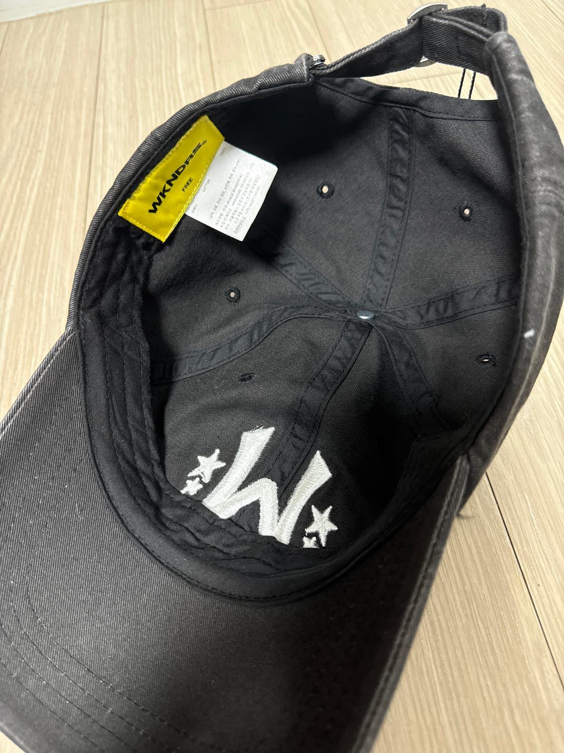 위캔더스 W로고 볼캡 블랙 상품이미지5