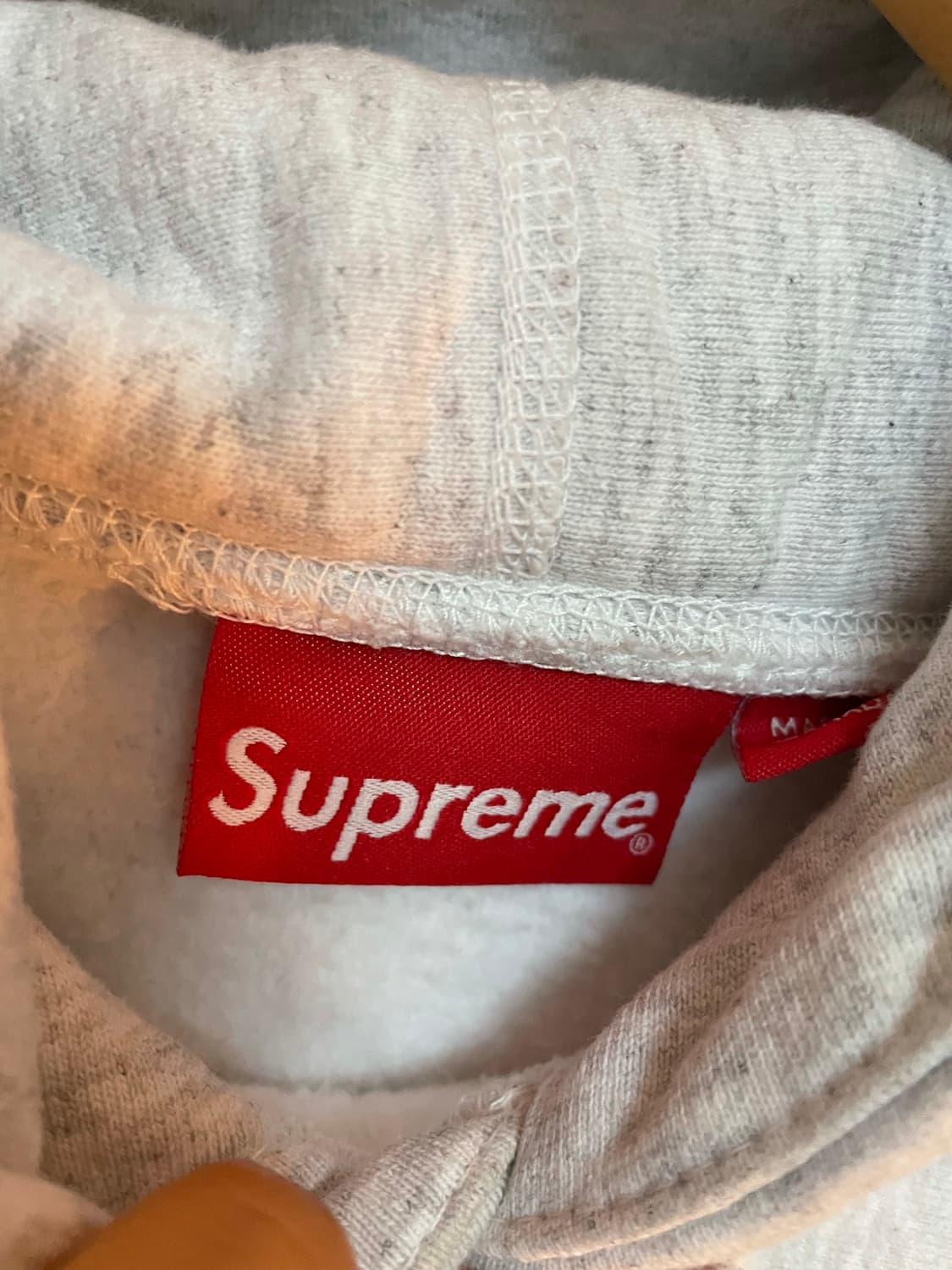 슈프림 s 로고 후드 라이트 그레이 m 상품이미지7