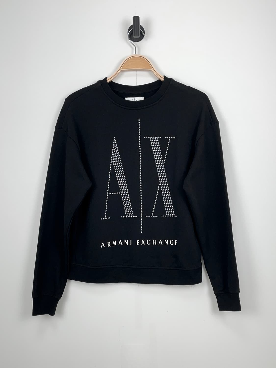 아르마니 익스체인지(A|X) 아이콘 스터드 로고 맨투맨 상품이미지2