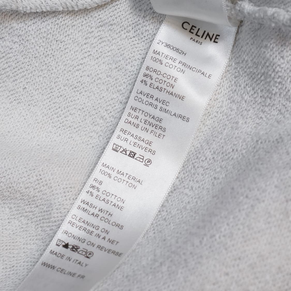 셀린느 바시티 로고 크롭 스웻셔츠 상품이미지10