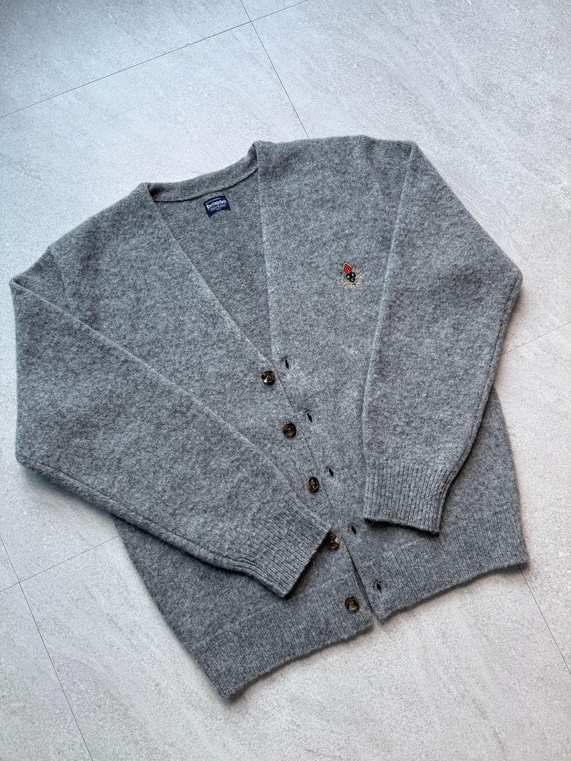 헤리티지플로스 쉐기독 가디건 그레이 S 상품이미지1