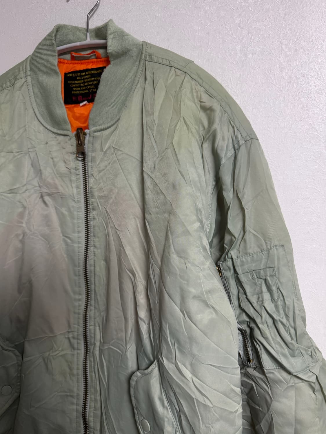 Be-J MA-1 플라이트 자켓 상품이미지4