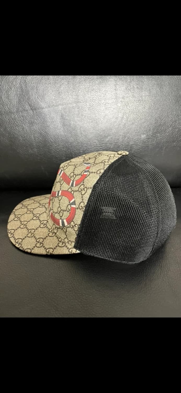 구찌 GG 스네이크 수프림 볼캡 상품이미지2