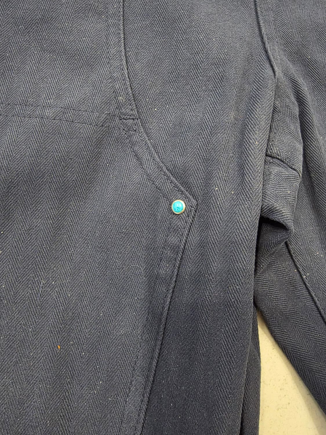 유니폼브릿지 더블니 스터드 팬츠 터키석 상품이미지2