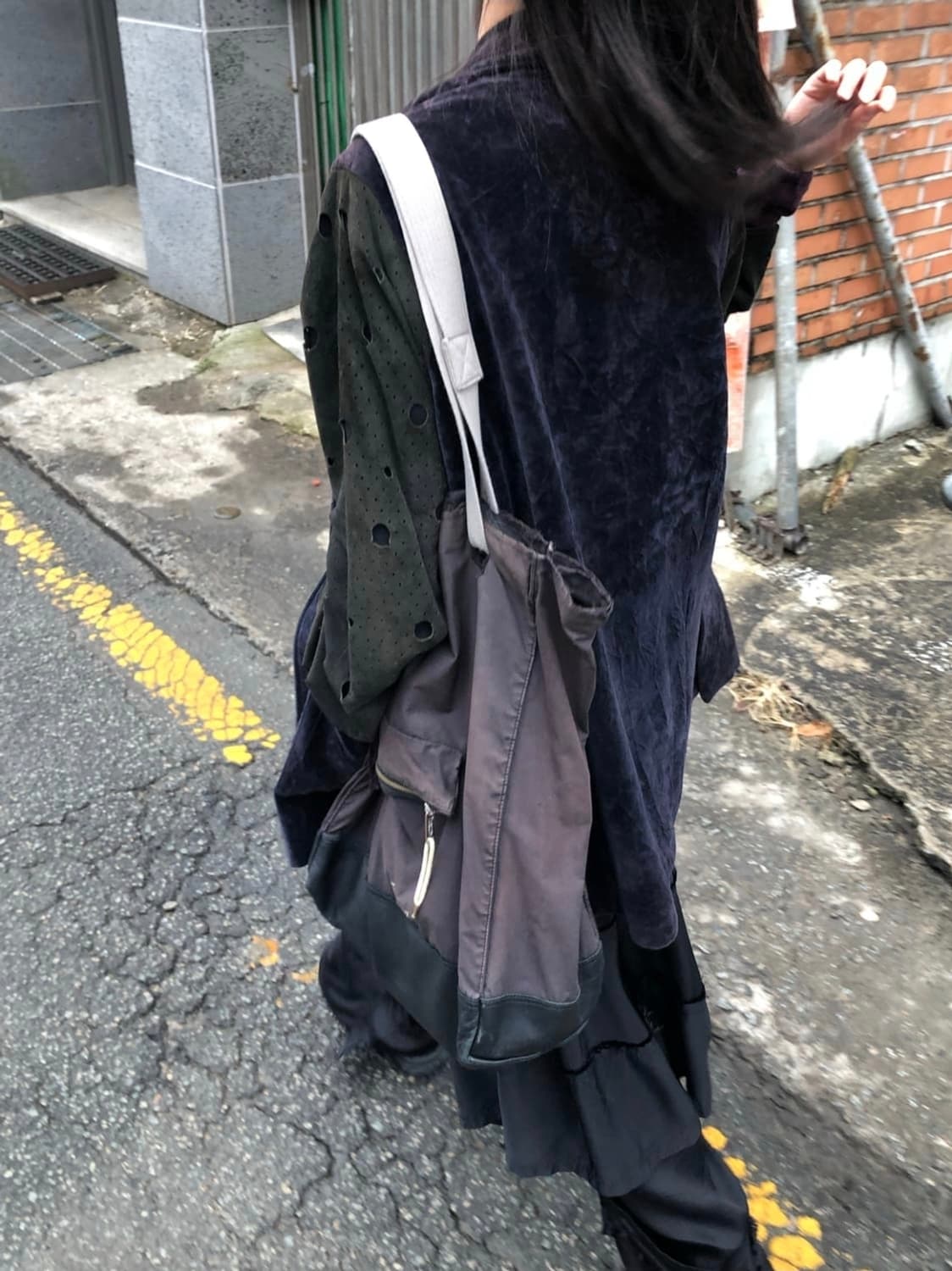 ANNAPIANURA 아티잔 스웨이드 코트 상품이미지2