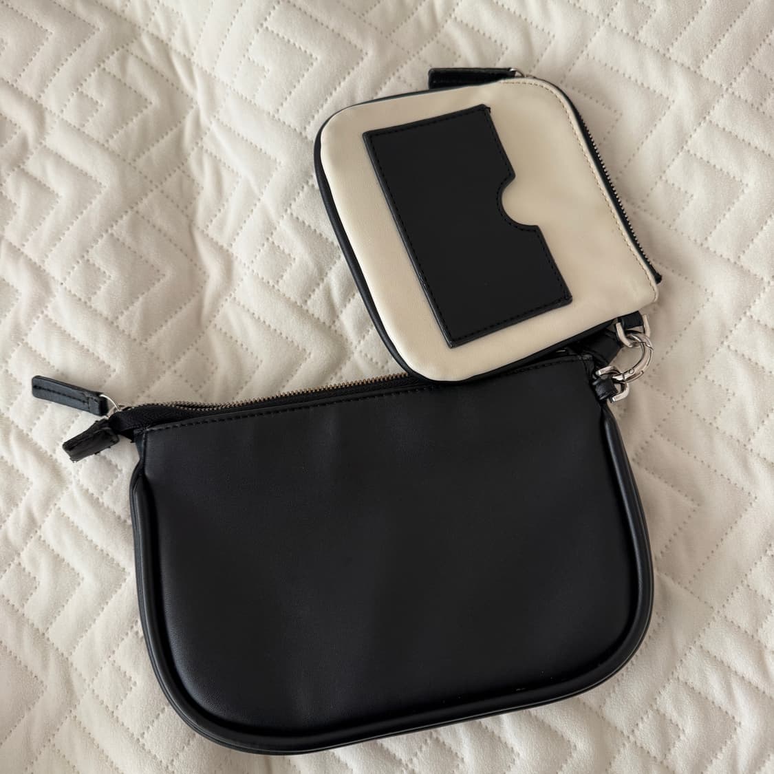 스탠드오일 샌드클러치 블랙앤크림 상품이미지5