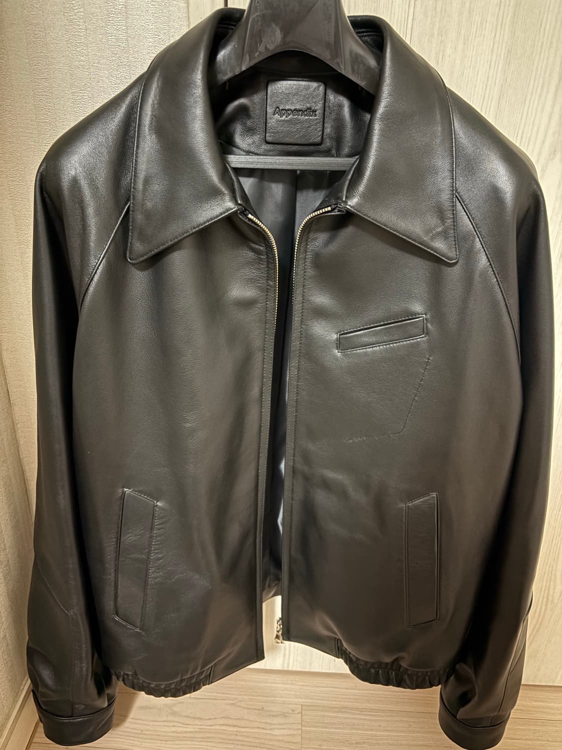 Appendix leather blouson /black 상품이미지1