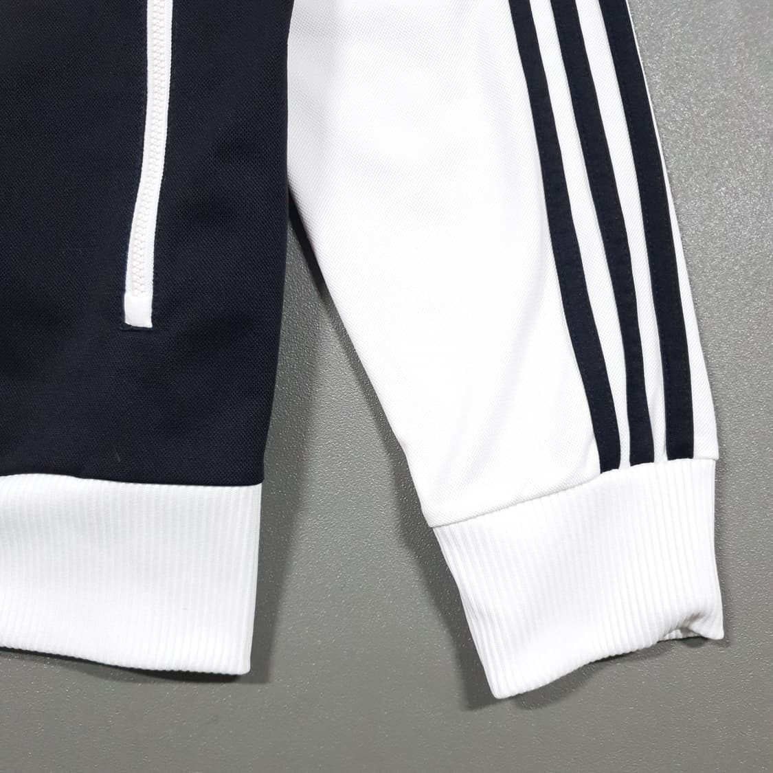 아디다스 대장급 희귀 유로파 독일 검흰 오레오 트랙탑 져지 자켓 XL 상품이미지5