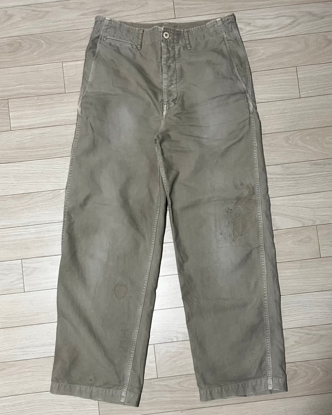 비즈빔 EX 와이드 치노 크래쉬 베이지 상품이미지2