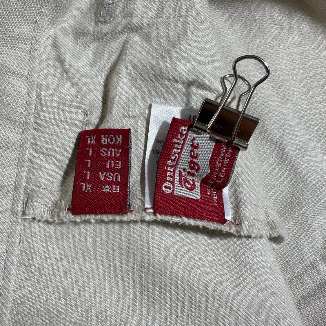 Onitsuka 코튼 팬츠 상품이미지7