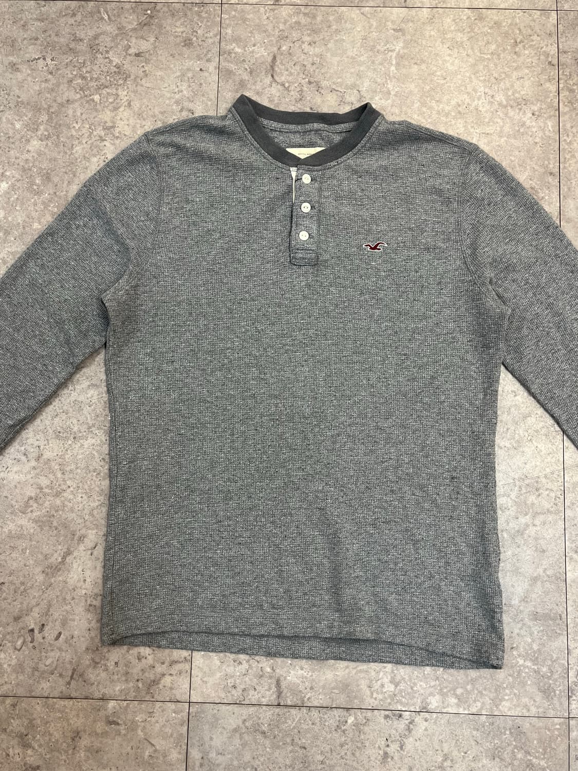 홀리스터 긴팔티 그레이 L #csz3135 상품이미지4